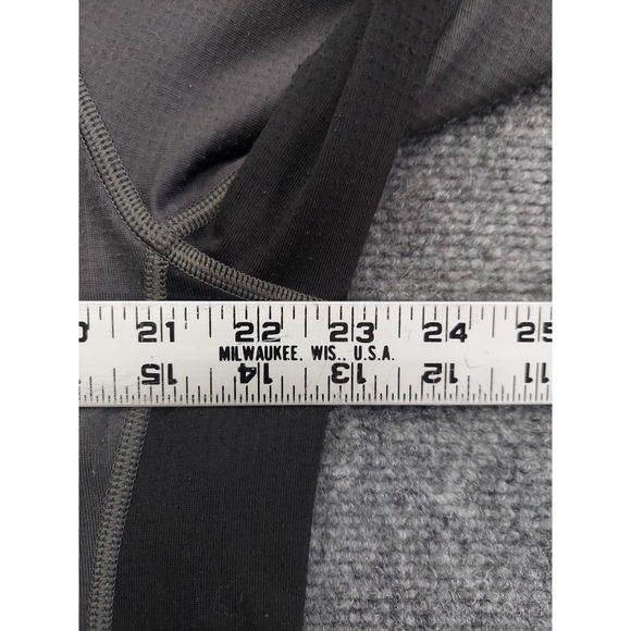 North Face Fleece Shirt Mens XL Black Gray 1/4 Zip Tech Pullover‎ Sweater - Picture 9 of 12